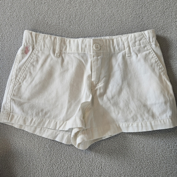 Bundle Polo by Ralph Lauren Kids Denim Jean (M 8-10) and Shorts /White 6X & 16 - Picture 2 of 12